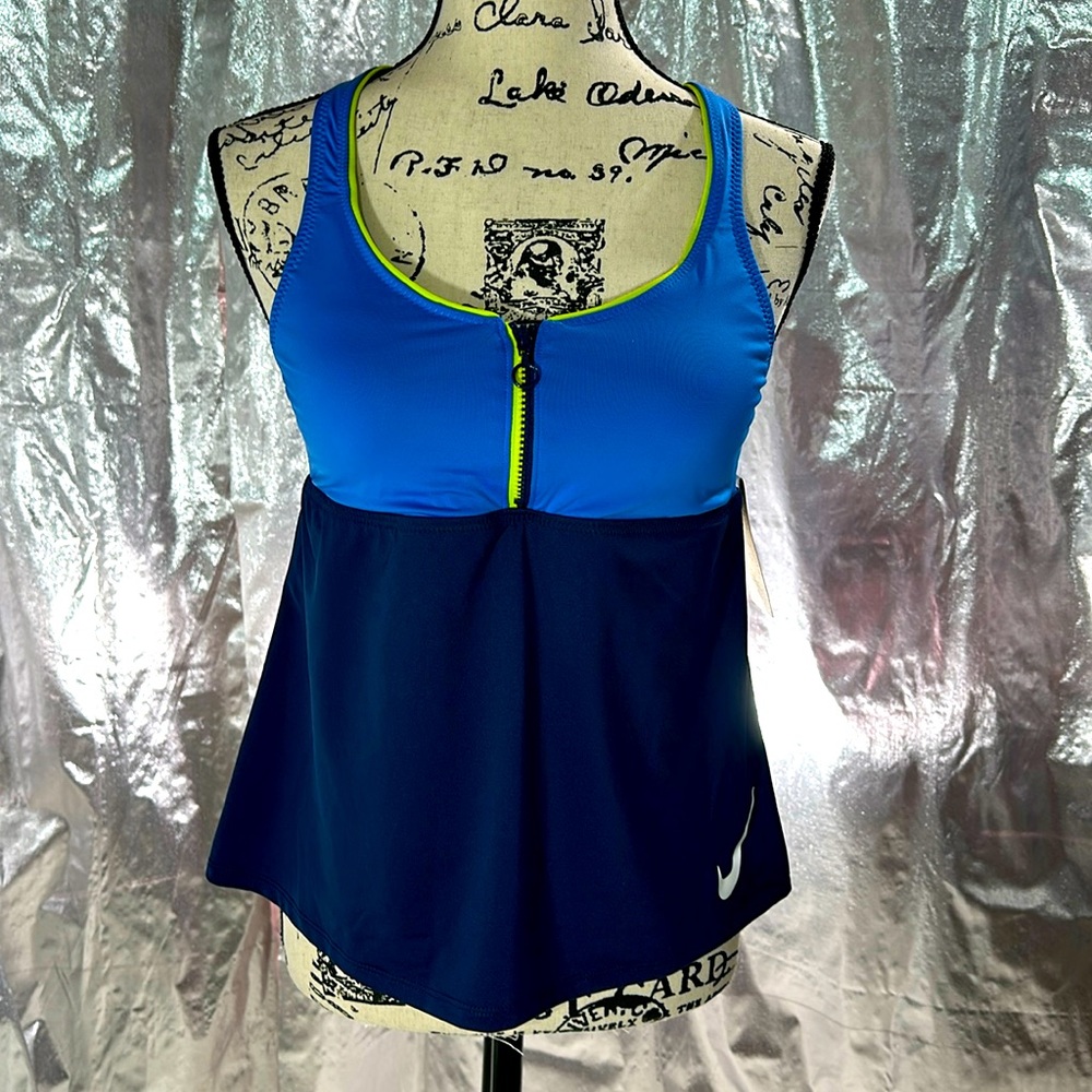 Nike Tankini Top Racer Back Lightly Padded Cups